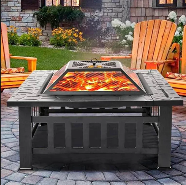 Нова 3в1 маса ‘Fire Pit’ – барбекю – BBQ, камина, ледарка