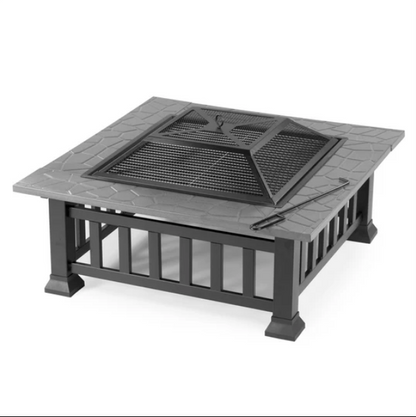 Нова 3в1 маса ‘Fire Pit’ – барбекю – BBQ, камина, ледарка