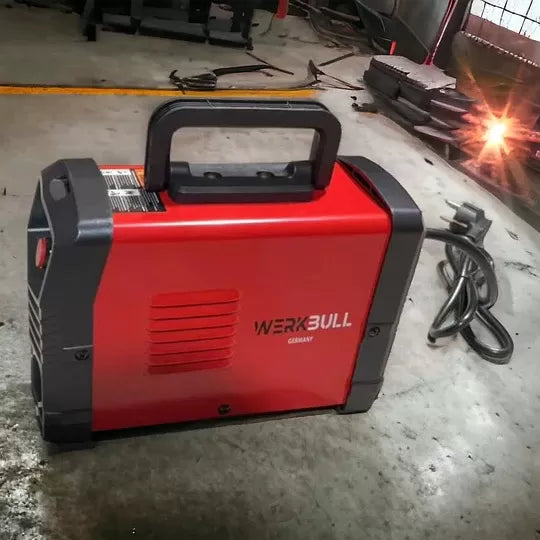 НЕМСКИ инверторен електрожен 400А WerkBull с дисплей и куфар + подаръци