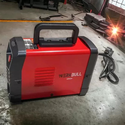НЕМСКИ инверторен електрожен 400А WerkBull с дисплей и куфар + подаръци